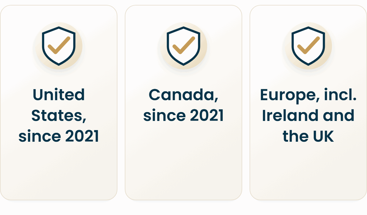 Approved in the United States and Canada since 2021, and now across Europe including Ireland and the UK